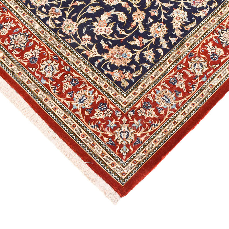 Perserteppich - Ghom - Royal - 204 x 133 cm - dunkelblau