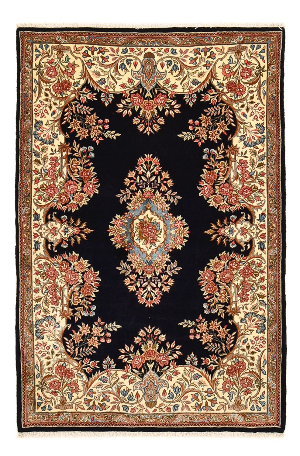 Perserteppich - Royal - 181 x 122 cm - dunkelblau