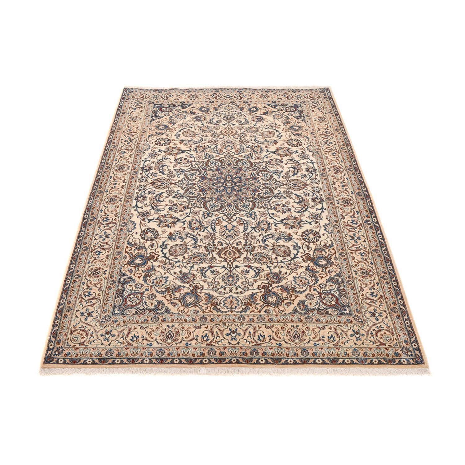 Perserteppich - Nain - Premium - 214 x 136 cm - beige