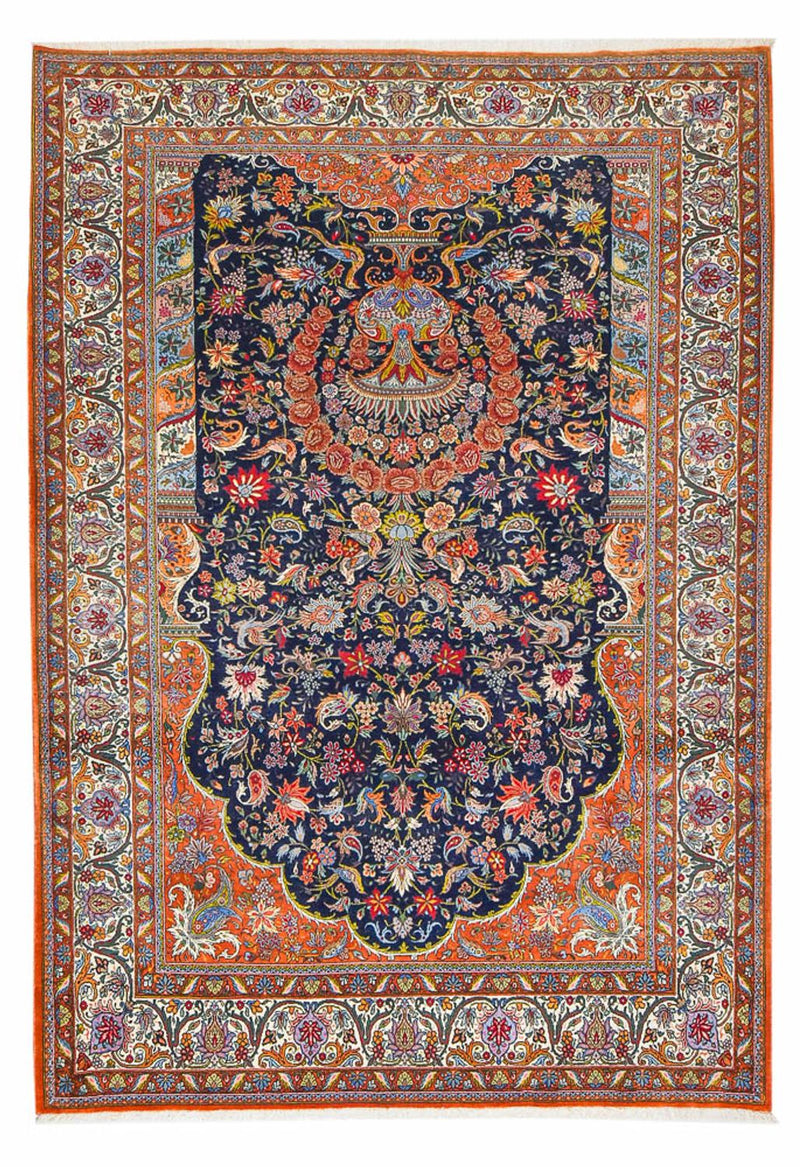 Perserteppich - Nomadic - 293 x 206 cm - dunkelblau