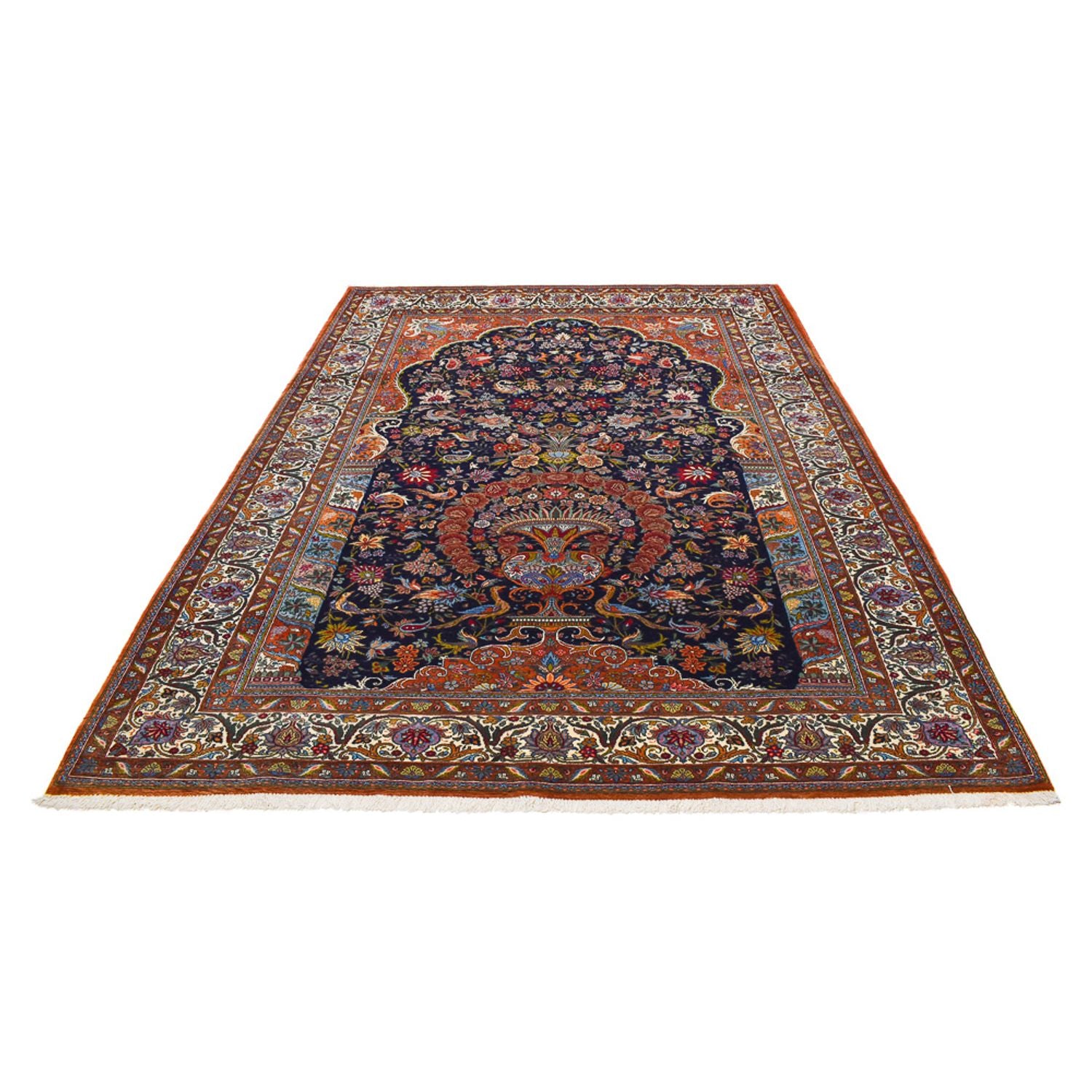 Perserteppich - Nomadic - 293 x 206 cm - dunkelblau