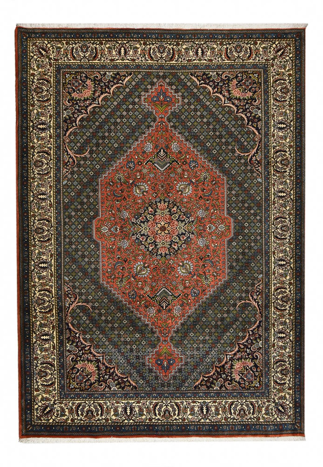 Perserteppich - Nomadic - 300 x 208 cm - dunkelgrün