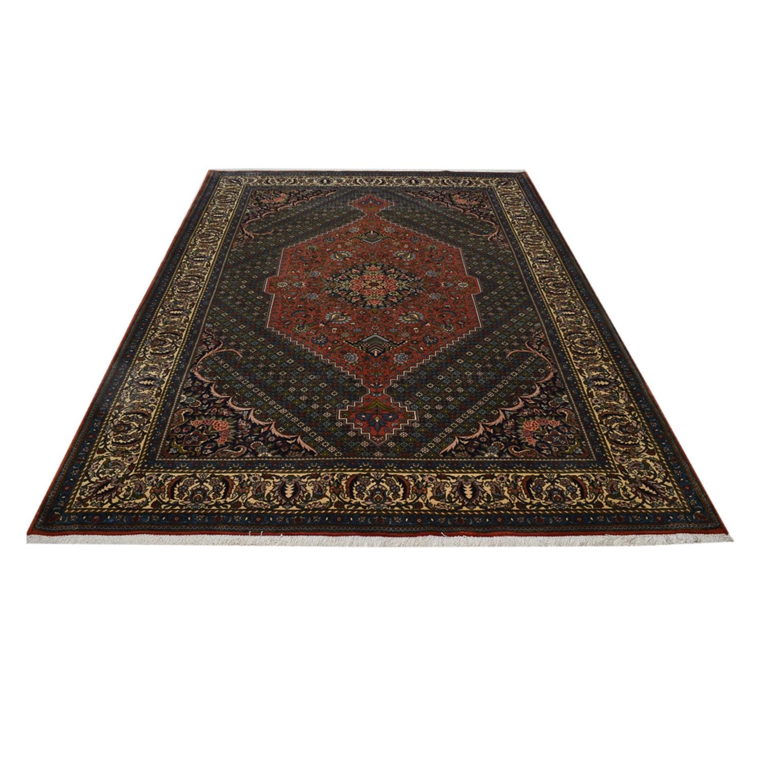 Perserteppich - Nomadic - 300 x 208 cm - dunkelgrün