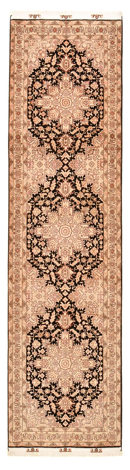 Läufer Perser - Täbriz - Royal - 305 x 80 cm - hellbeige
