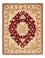 Perserteppich - Täbriz - Royal - 191 x 148 cm - rot