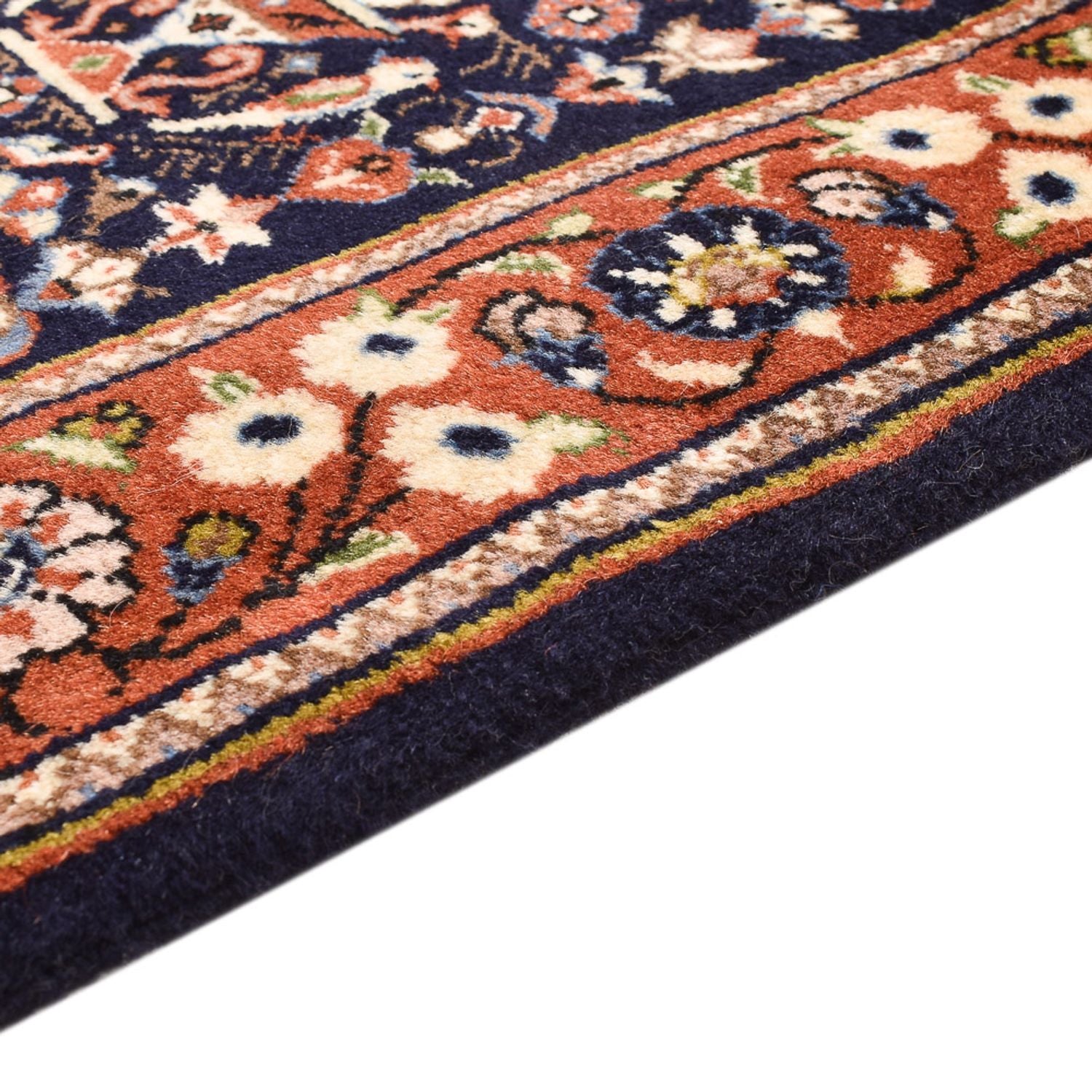 Läufer Gabbeh - Kaschkuli Perser - 202 x 81 cm - dunkelblau