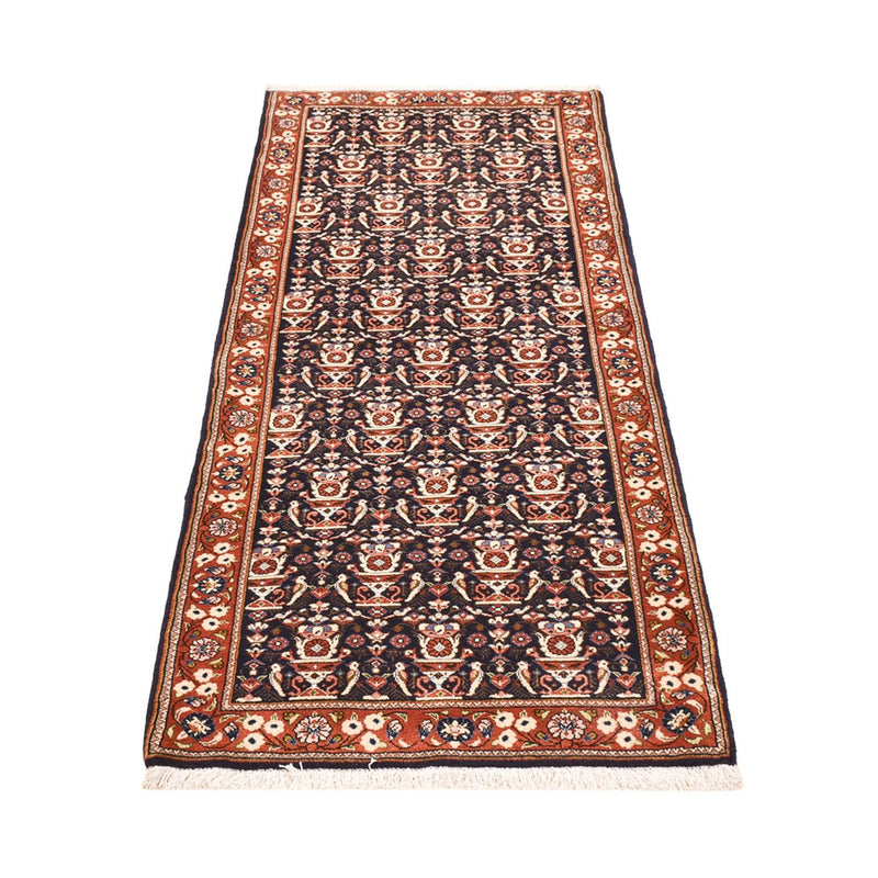 Läufer Gabbeh - Kaschkuli Perser - 202 x 81 cm - dunkelblau