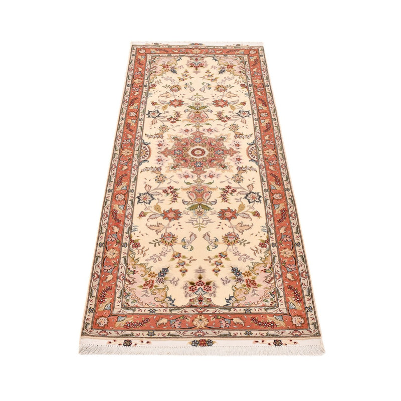Läufer Perser - Täbriz - Royal - 197 x 80 cm - beige