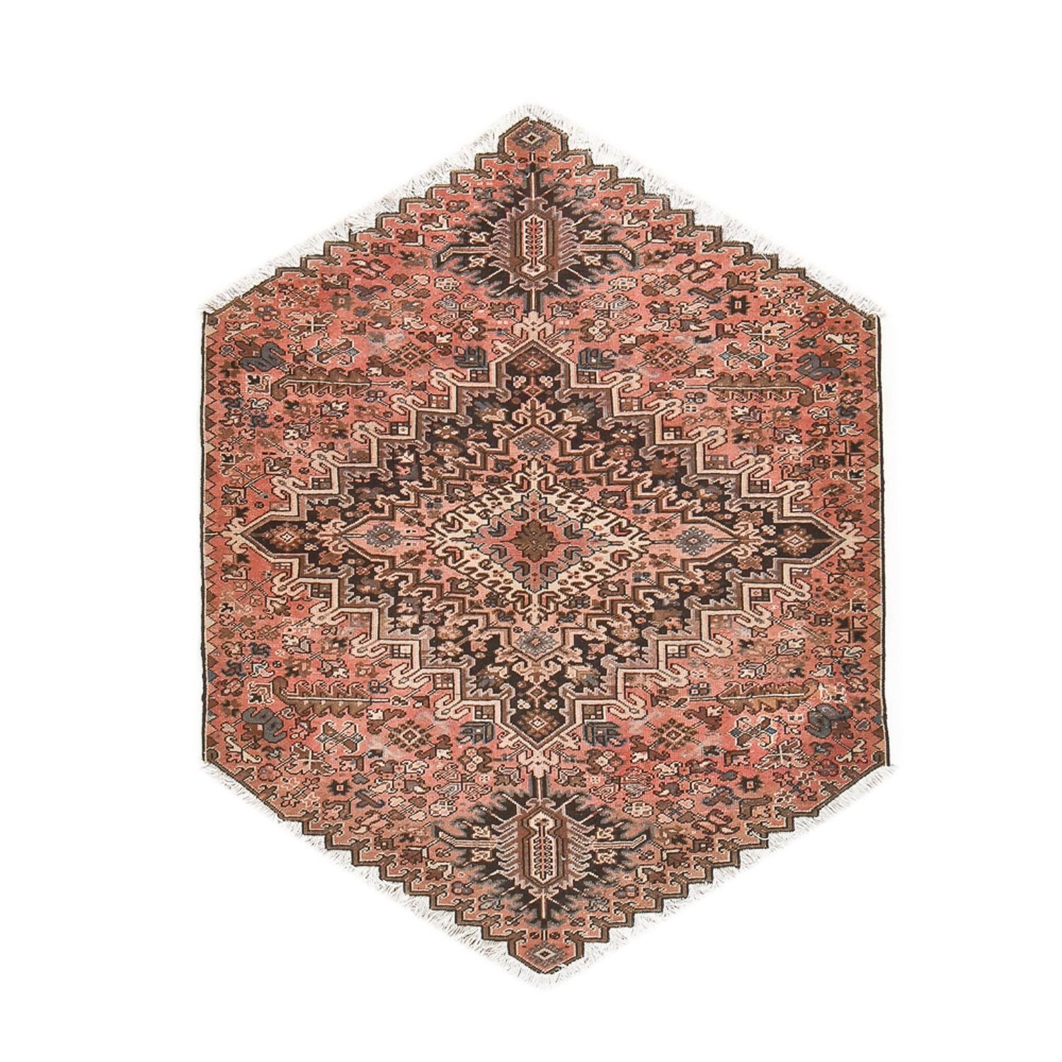 Perserteppich - Nomadic - 180 x 127 cm - hellrot