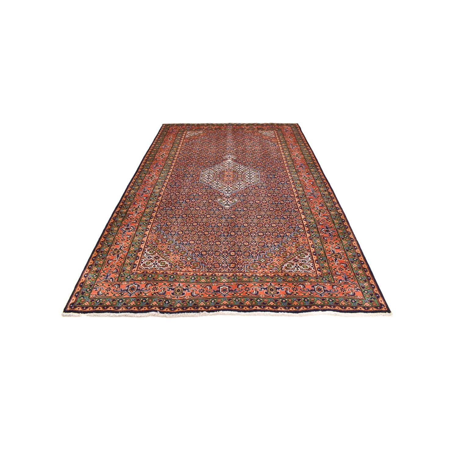 Perserteppich - Nomadic - 307 x 210 cm - dunkelbeige