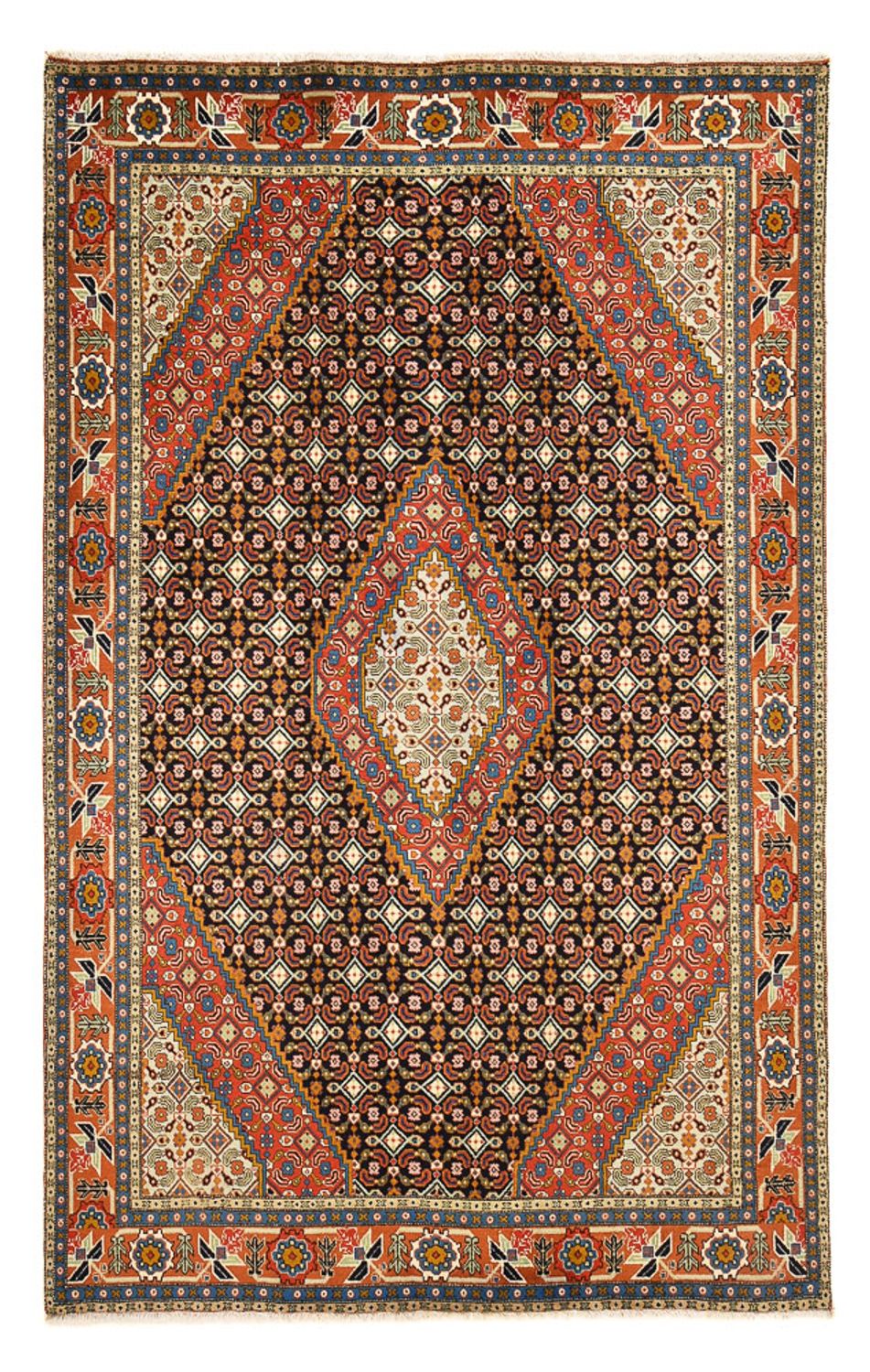 Perserteppich - Täbriz - 302 x 197 cm - dunkelbeige