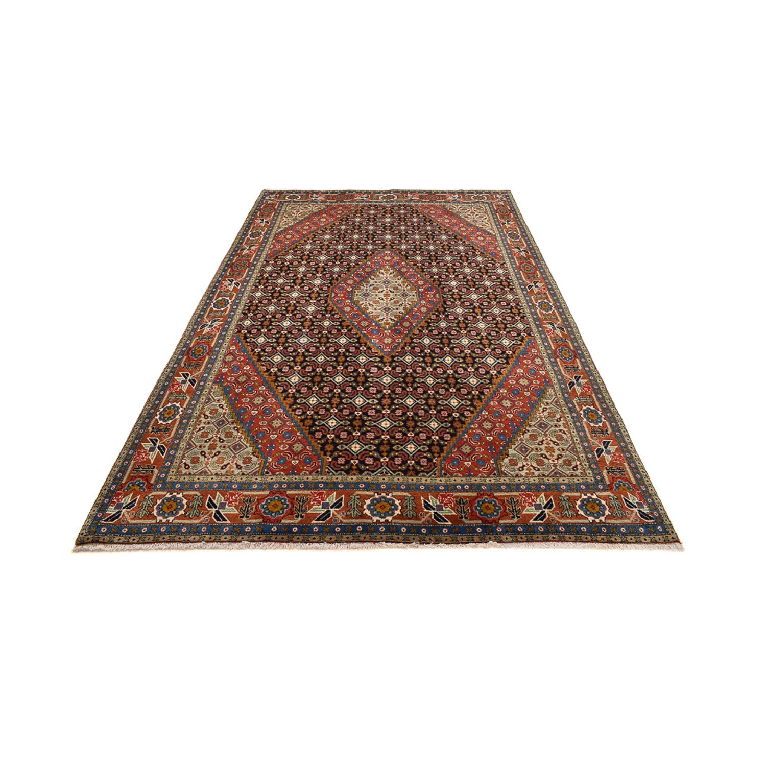 Perserteppich - Täbriz - 302 x 197 cm - dunkelbeige