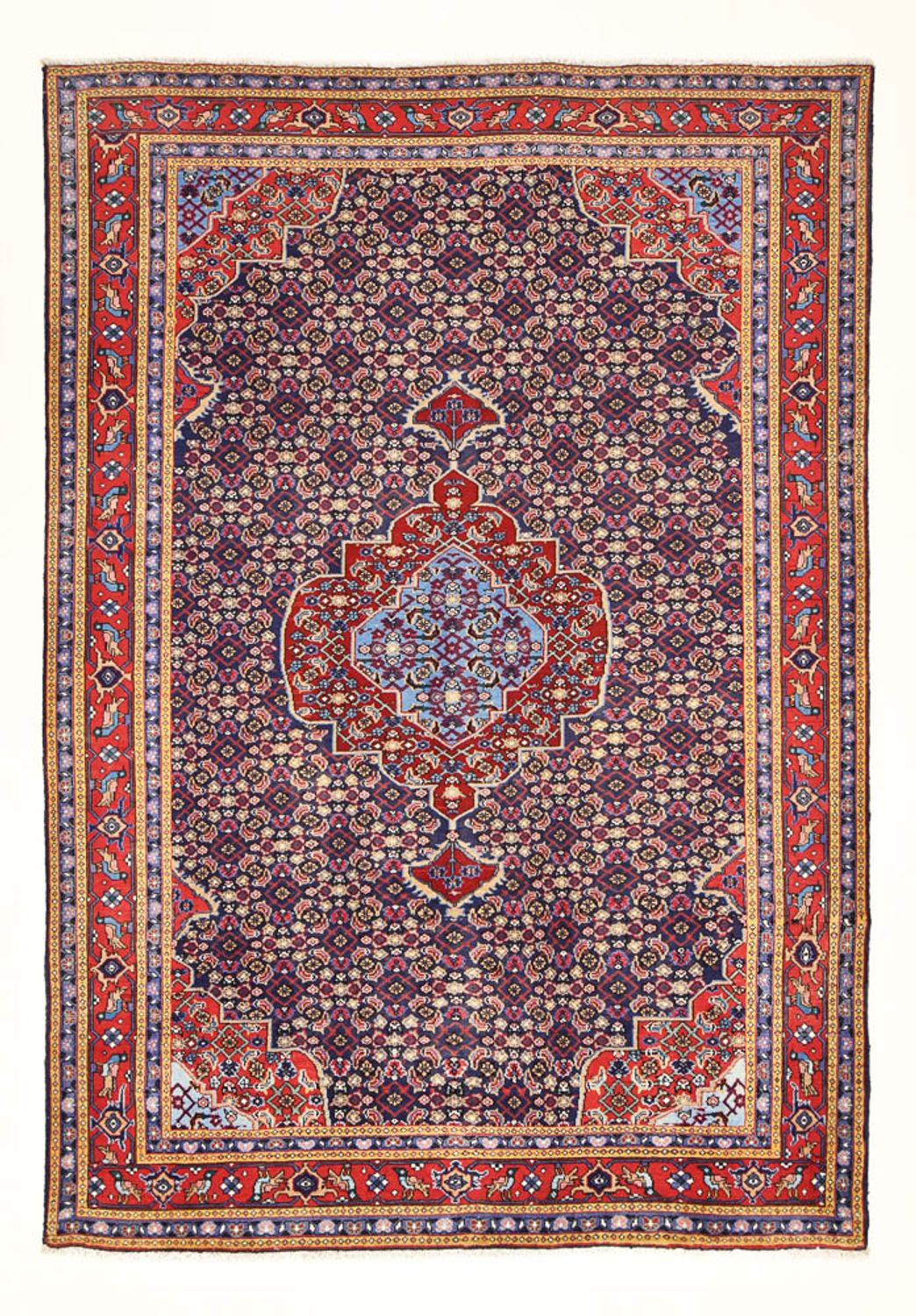 Perserteppich - Nomadic - 290 x 200 cm - rost