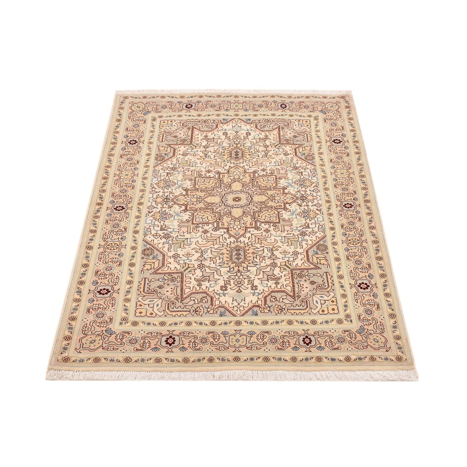 Perserteppich - Täbriz - Royal - 148 x 100 cm - hellbeige