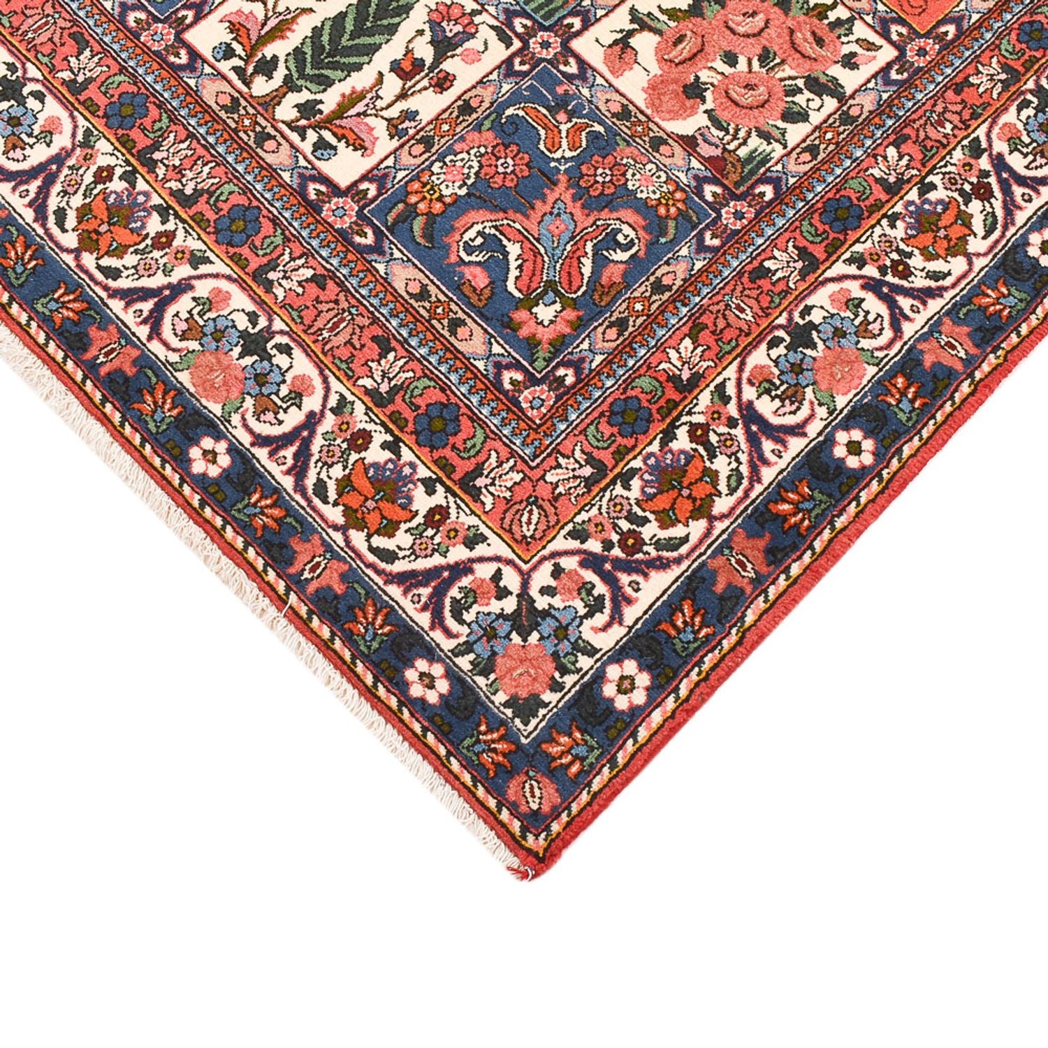 Perserteppich - Nomadic - 197 x 135 cm - mehrfarbig