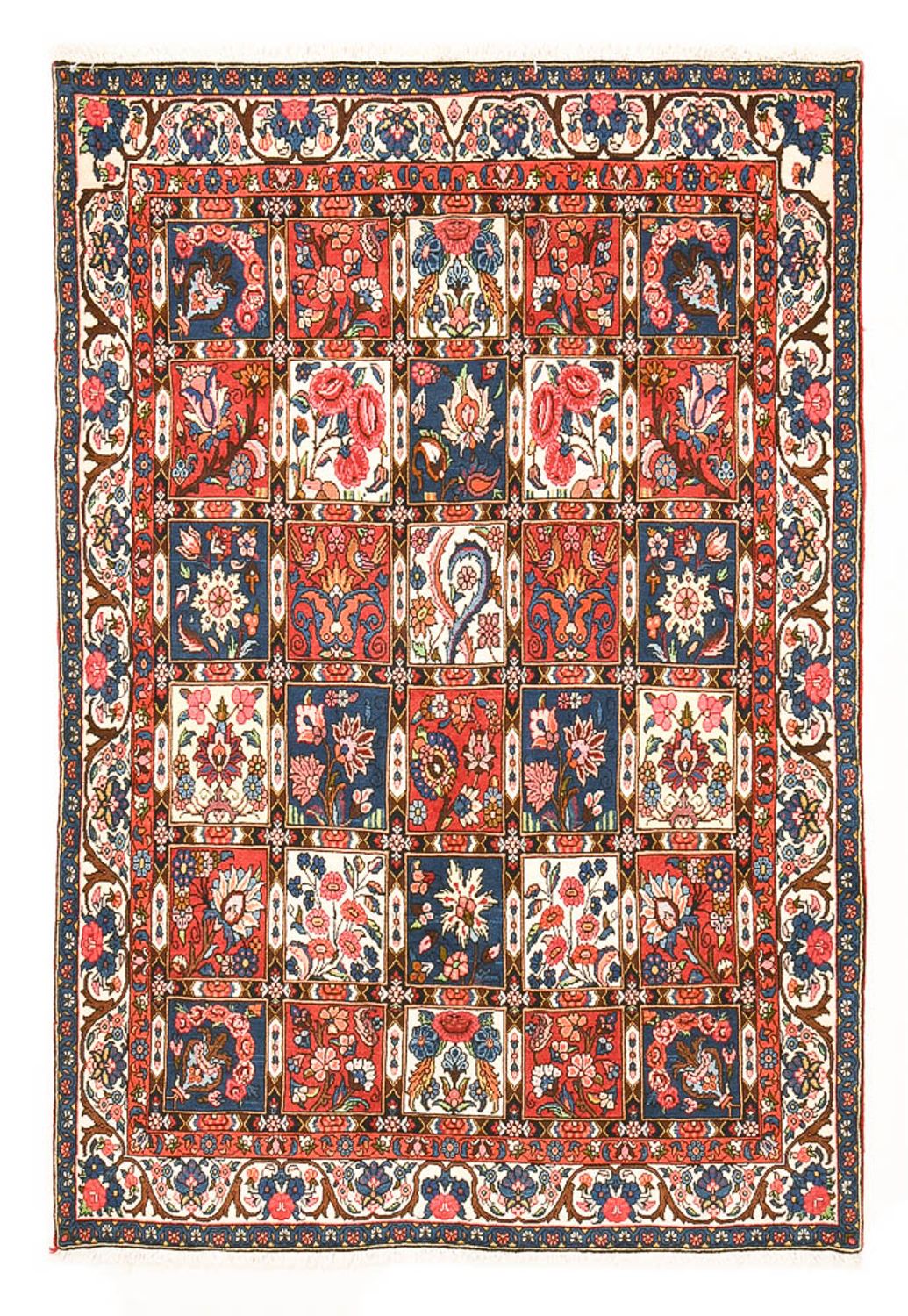 Perserteppich - Nomadic - 199 x 135 cm - mehrfarbig