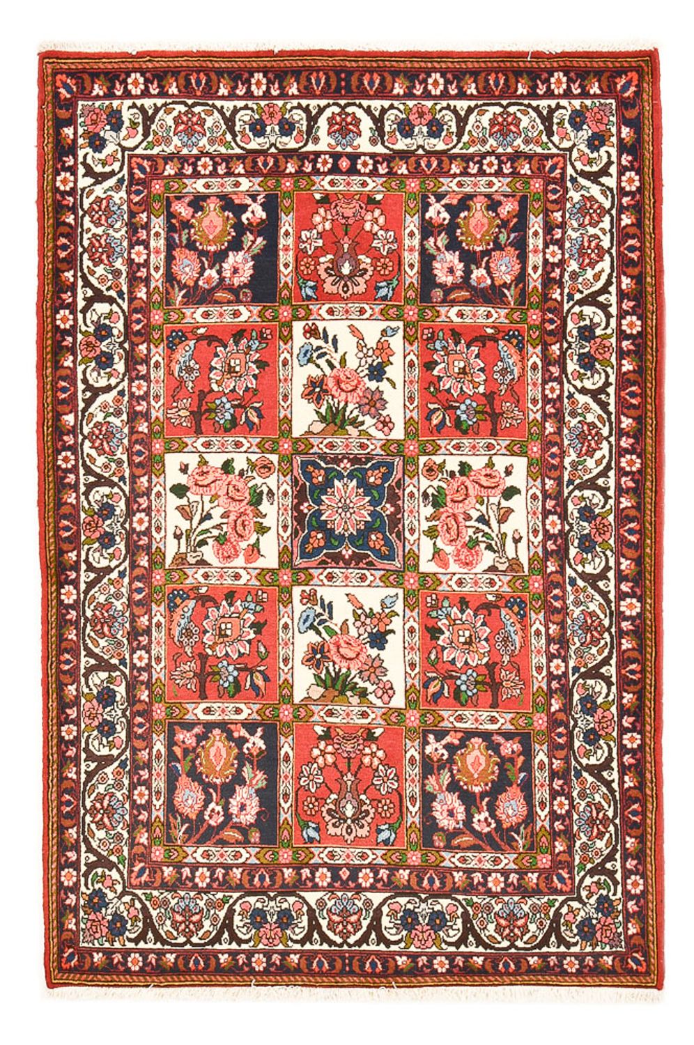 Perserteppich - Nomadic - 203 x 135 cm - mehrfarbig