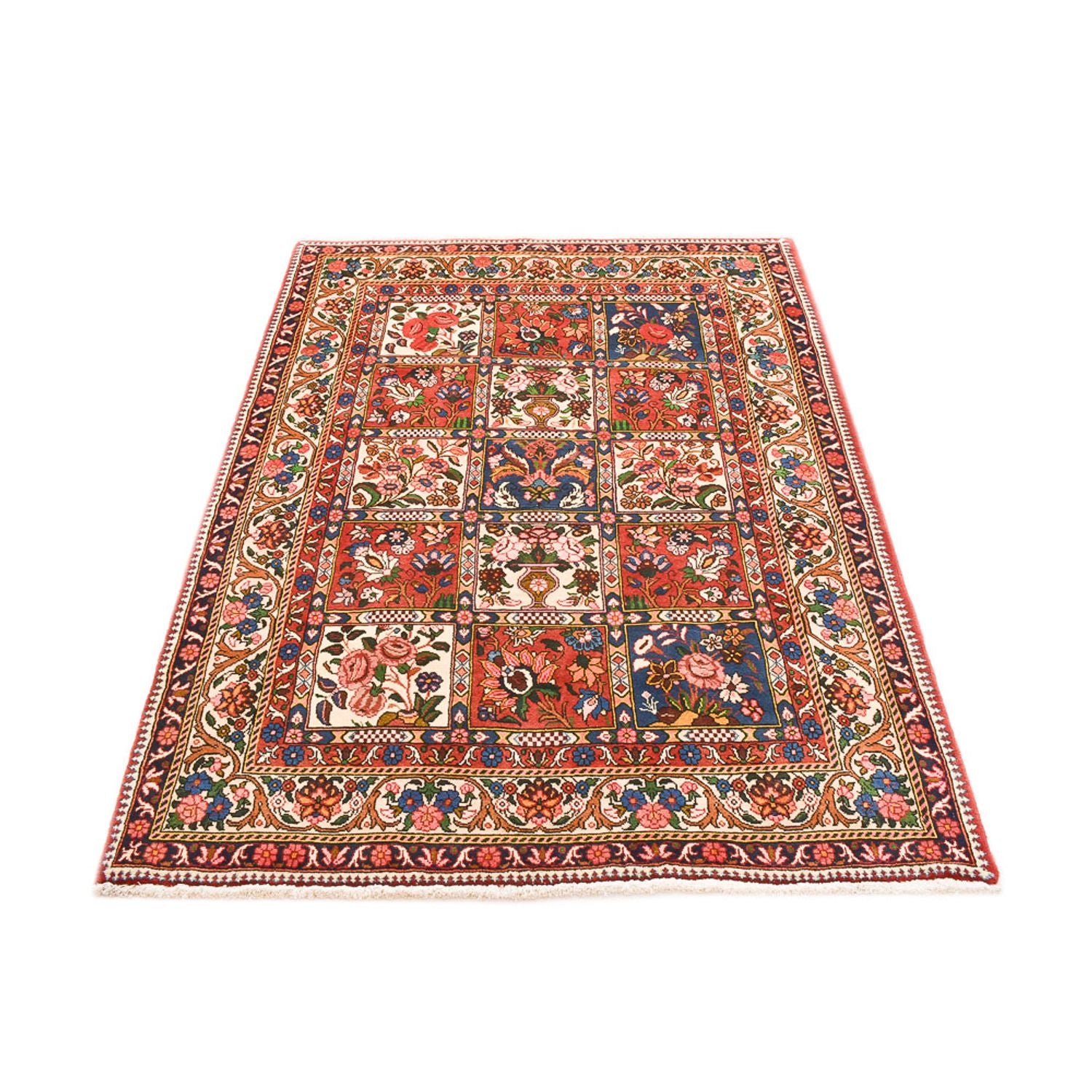 Perserteppich - Nomadic - 195 x 139 cm - mehrfarbig