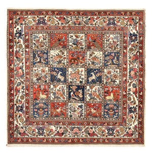 Perserteppich - Nomadic quadratisch  - 211 x 210 cm - mehrfarbig