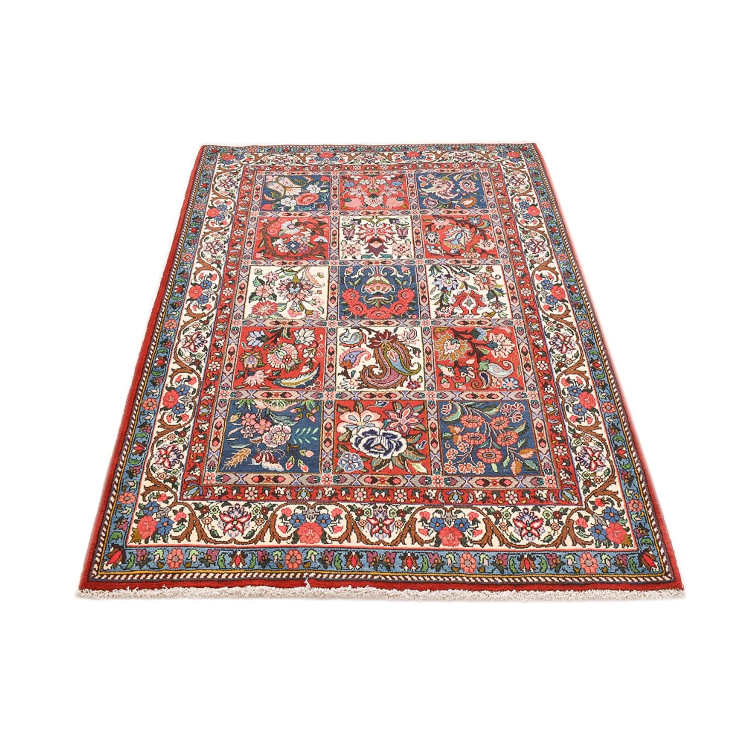 Perserteppich - Nomadic - 191 x 138 cm - mehrfarbig