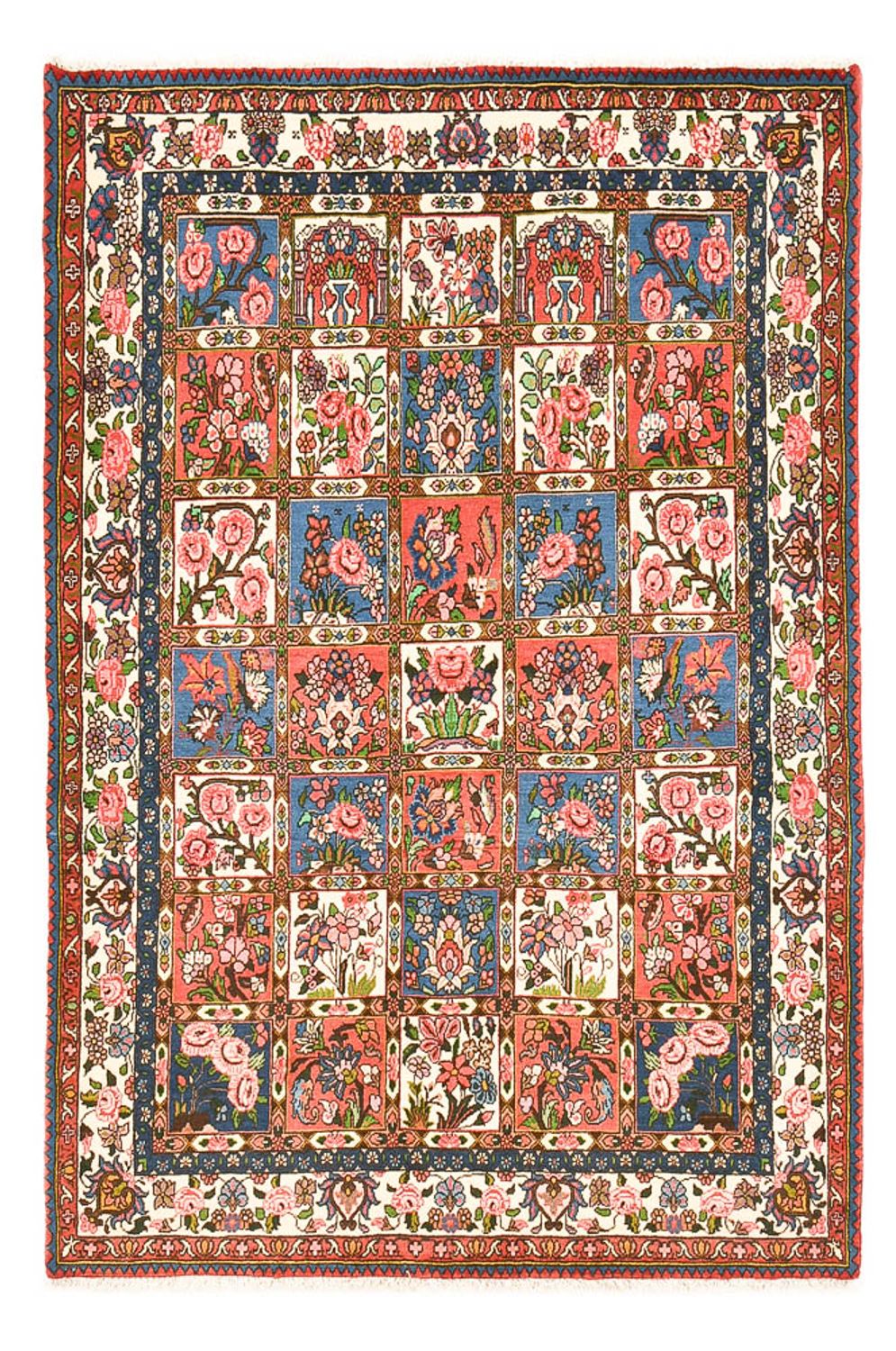 Perserteppich - Nomadic - 195 x 136 cm - mehrfarbig