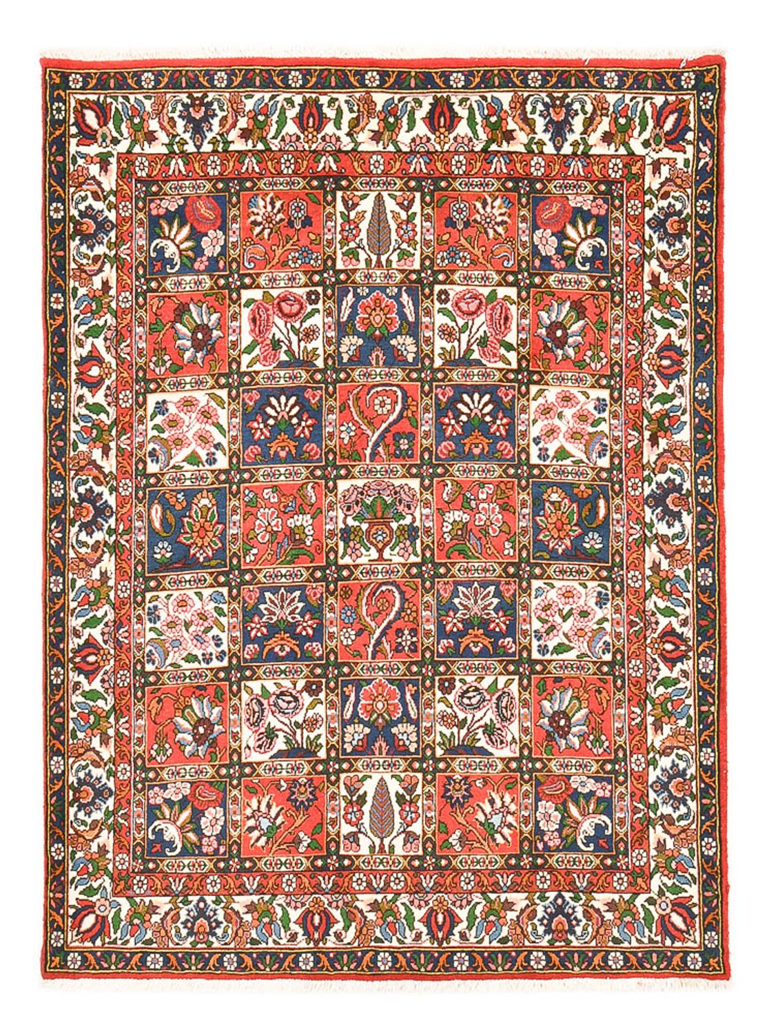 Perserteppich - Nomadic - 192 x 140 cm - mehrfarbig