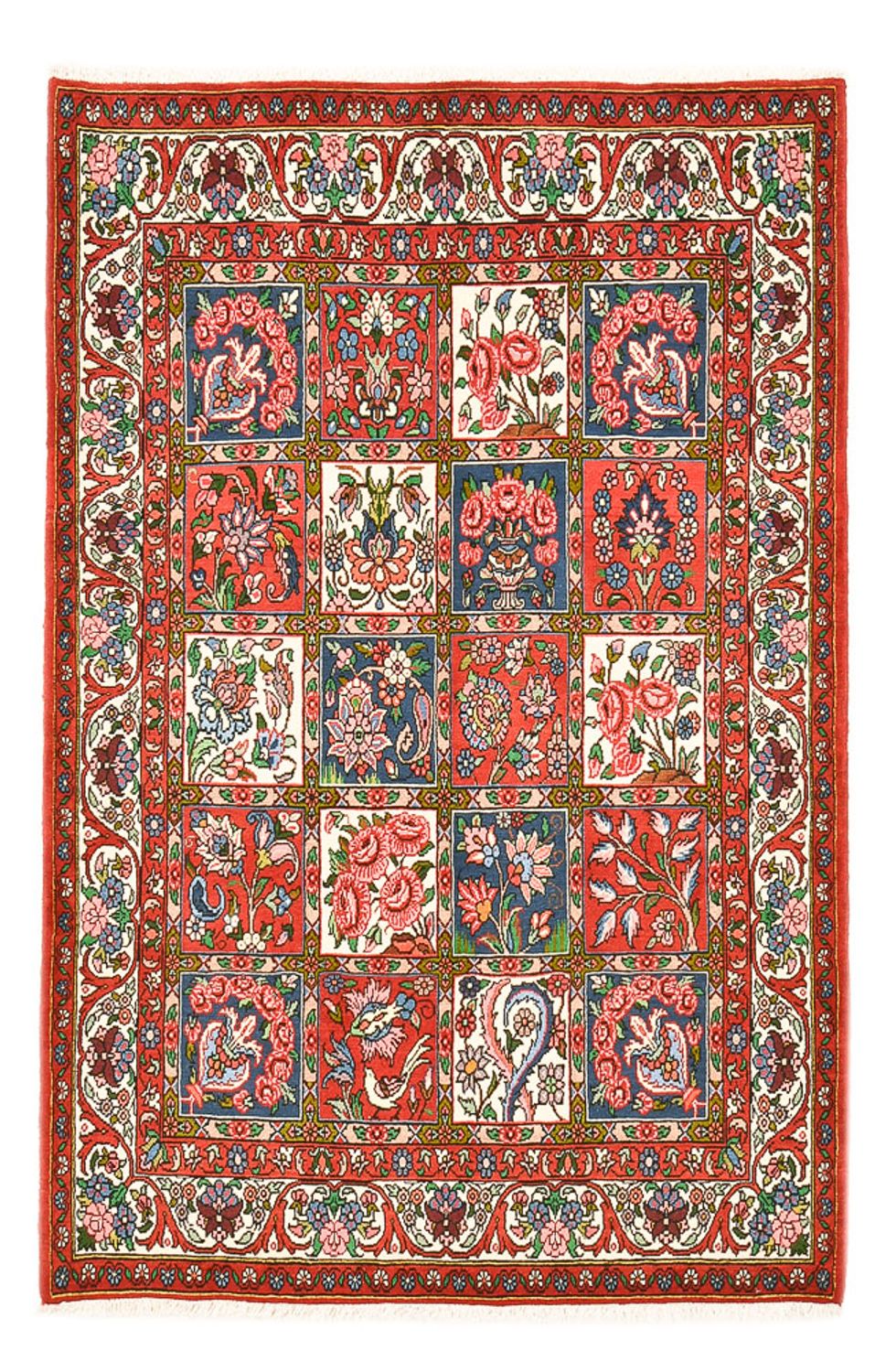Perserteppich - Nomadic - 196 x 133 cm - mehrfarbig