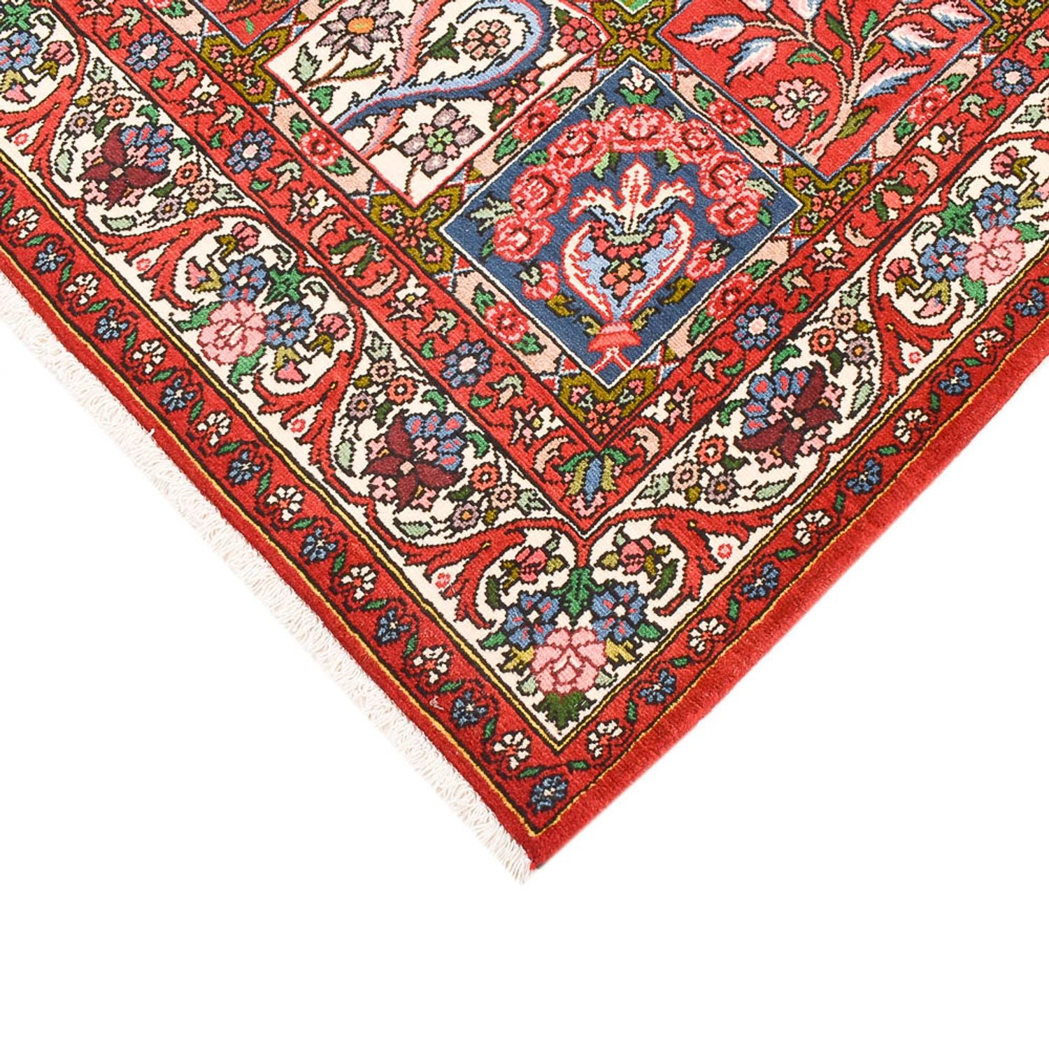 Perserteppich - Nomadic - 196 x 133 cm - mehrfarbig