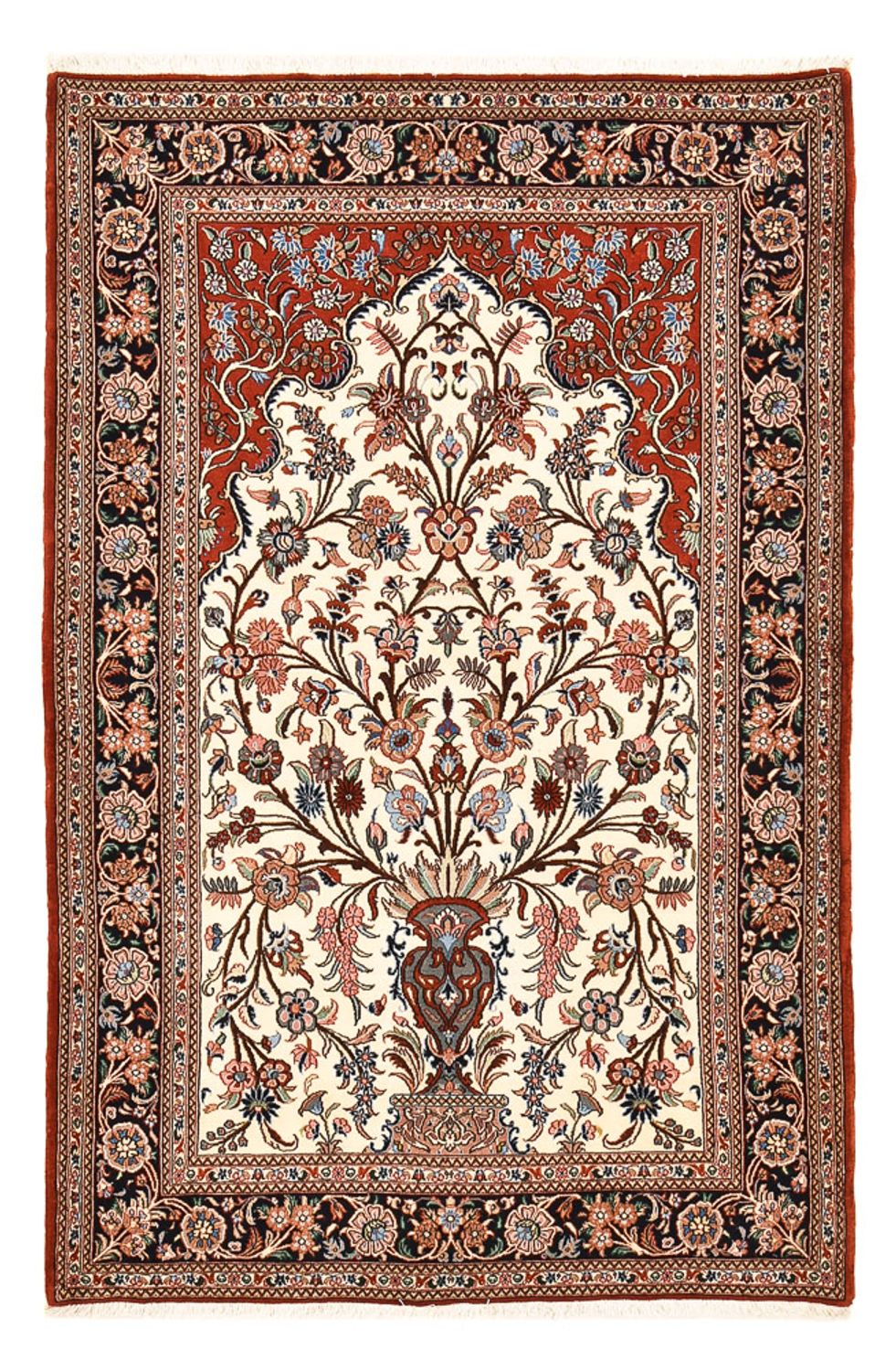 Perserteppich - Ghom - 205 x 140 cm - mehrfarbig
