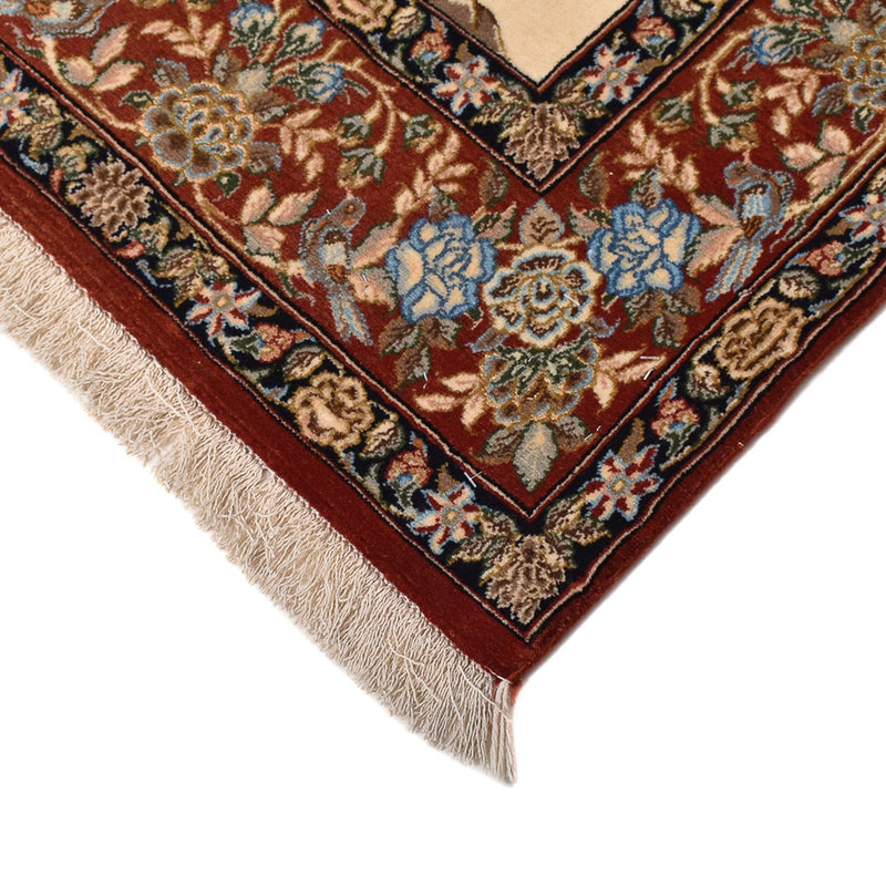 Perserteppich - Ghom - Royal - 201 x 129 cm - hellbeige