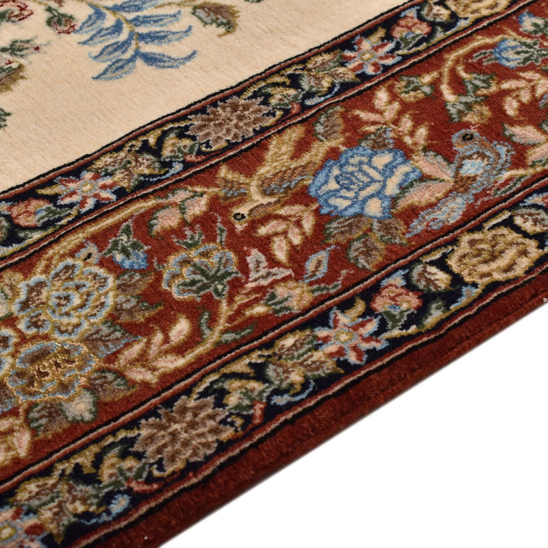 Perserteppich - Ghom - Royal - 201 x 129 cm - hellbeige
