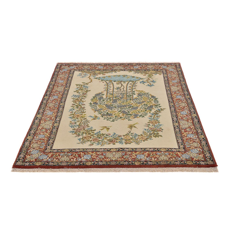 Perserteppich - Ghom - Royal - 201 x 129 cm - hellbeige