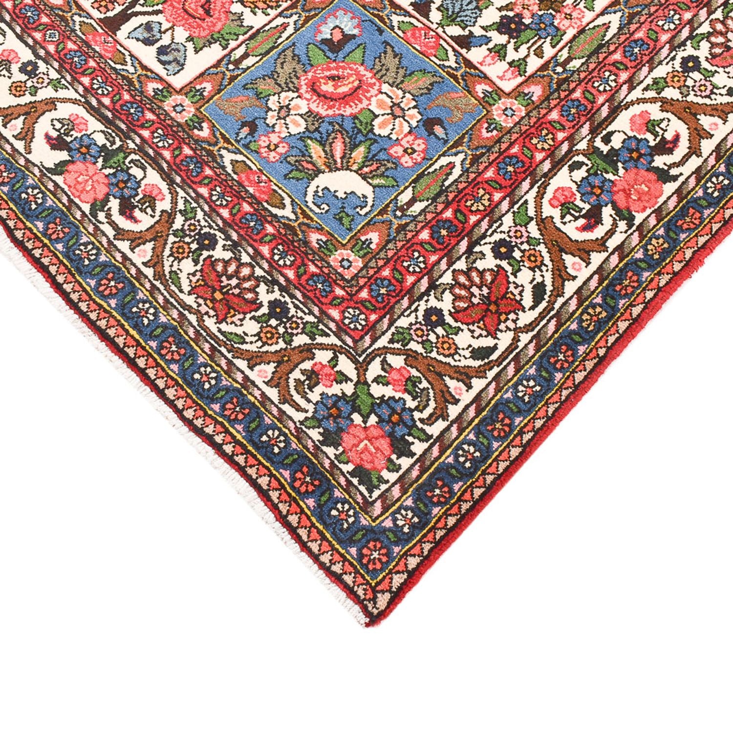 Perserteppich - Nomadic - 196 x 135 cm - mehrfarbig