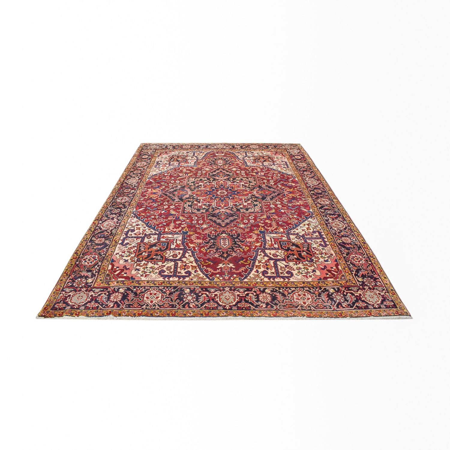 Perserteppich - Nomadic - 335 x 255 cm - bordeauxrot