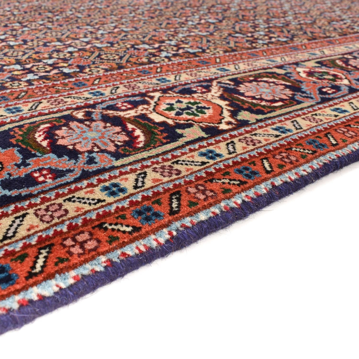 Perserteppich - Nomadic - 280 x 199 cm - bordeauxrot