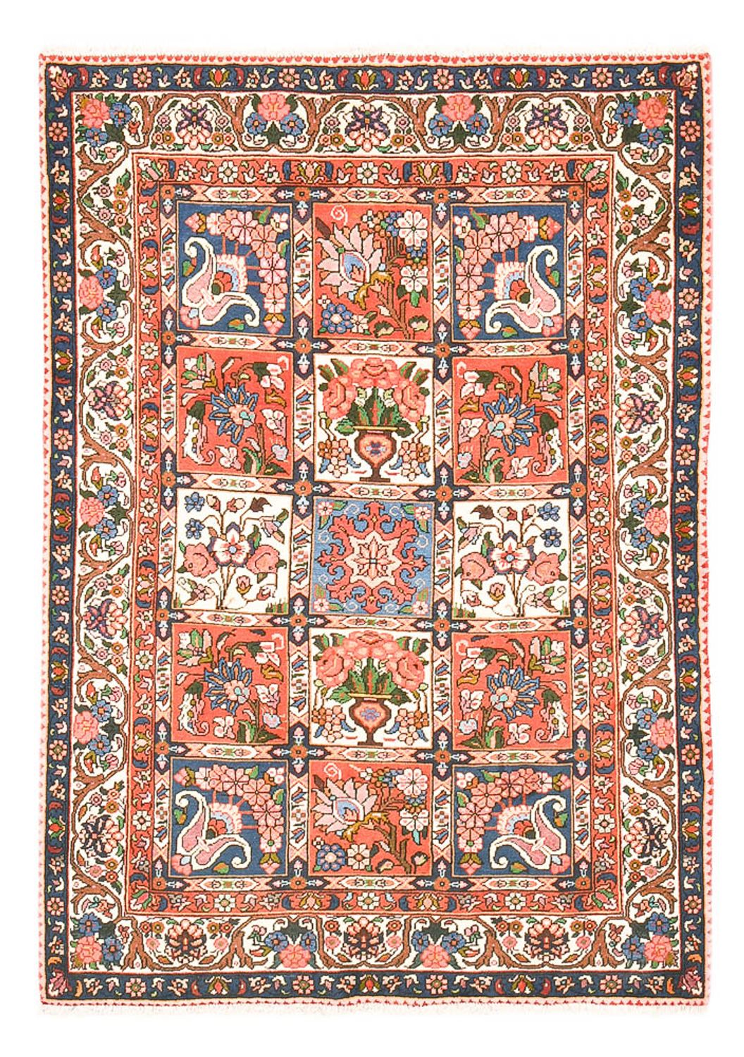 Perserteppich - Nomadic - 191 x 135 cm - mehrfarbig