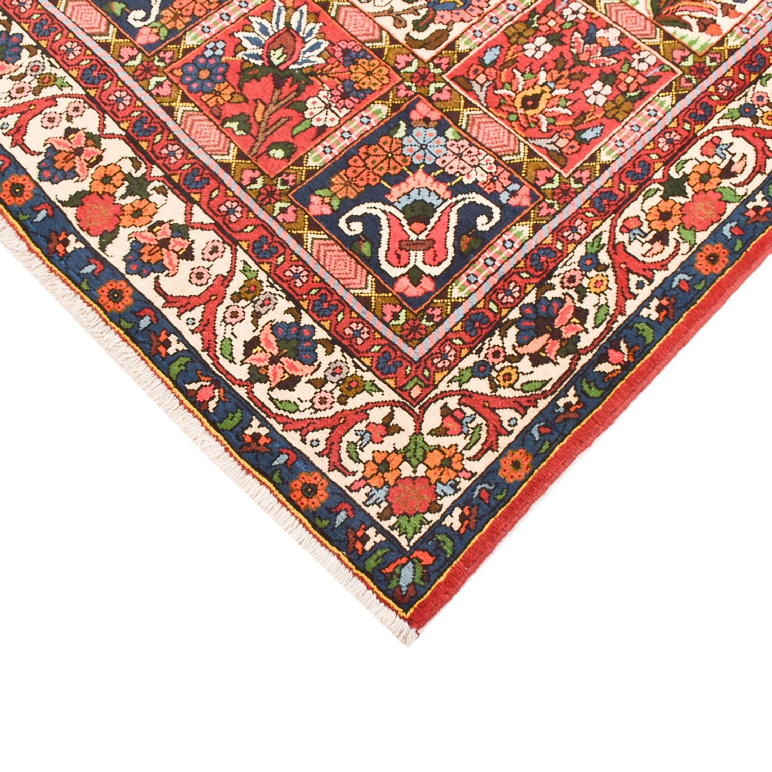 Perserteppich - Nomadic - 193 x 128 cm - mehrfarbig