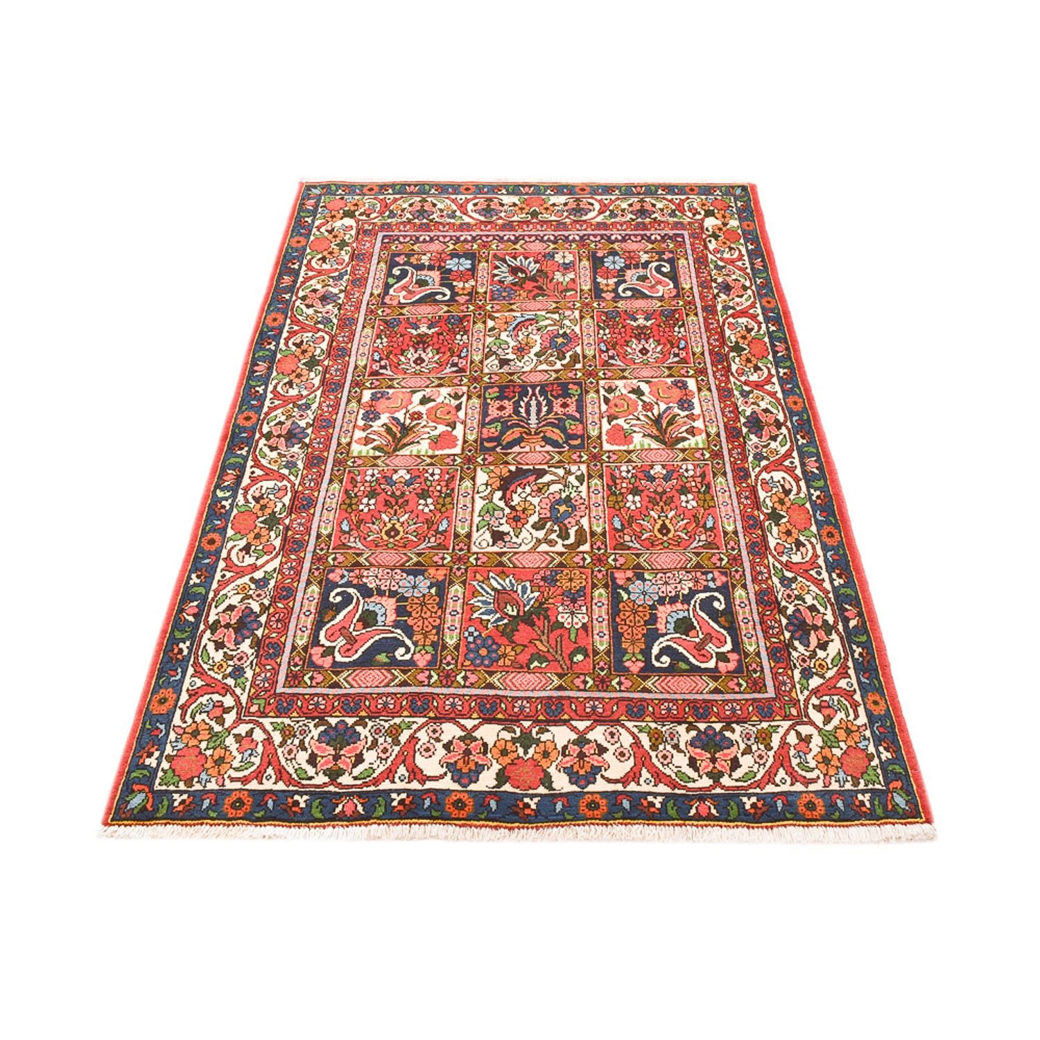 Perserteppich - Nomadic - 193 x 128 cm - mehrfarbig