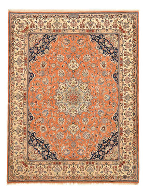 Perserteppich - Ghom - Royal - 255 x 201 cm - terrakotta