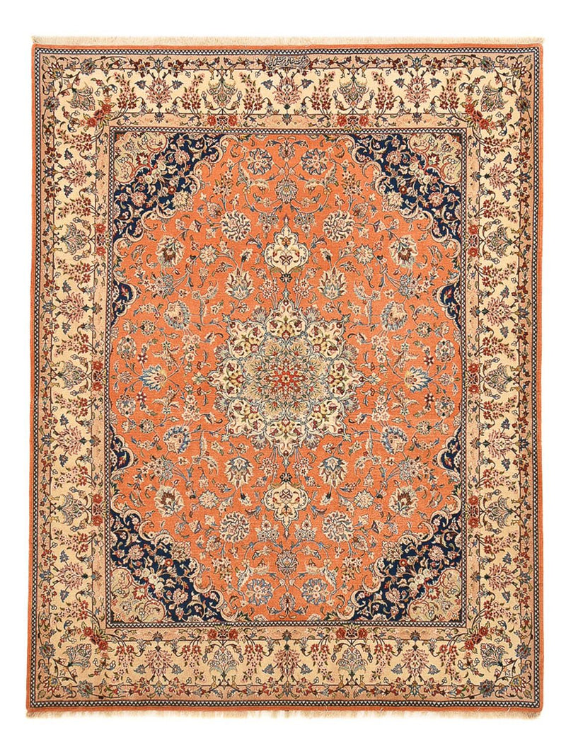 Perserteppich - Ghom - Royal - 255 x 201 cm - terrakotta