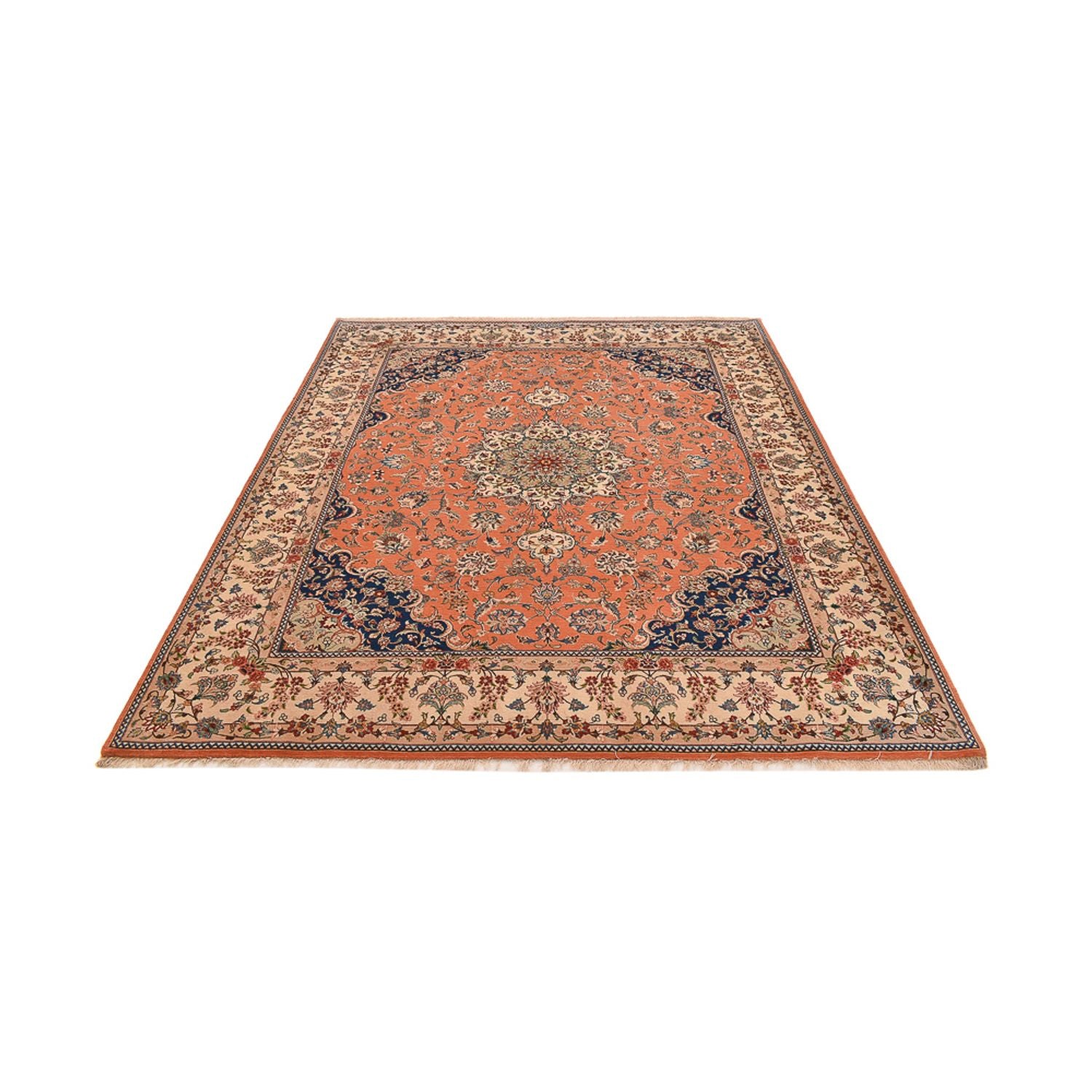 Perserteppich - Ghom - Royal - 255 x 201 cm - terrakotta