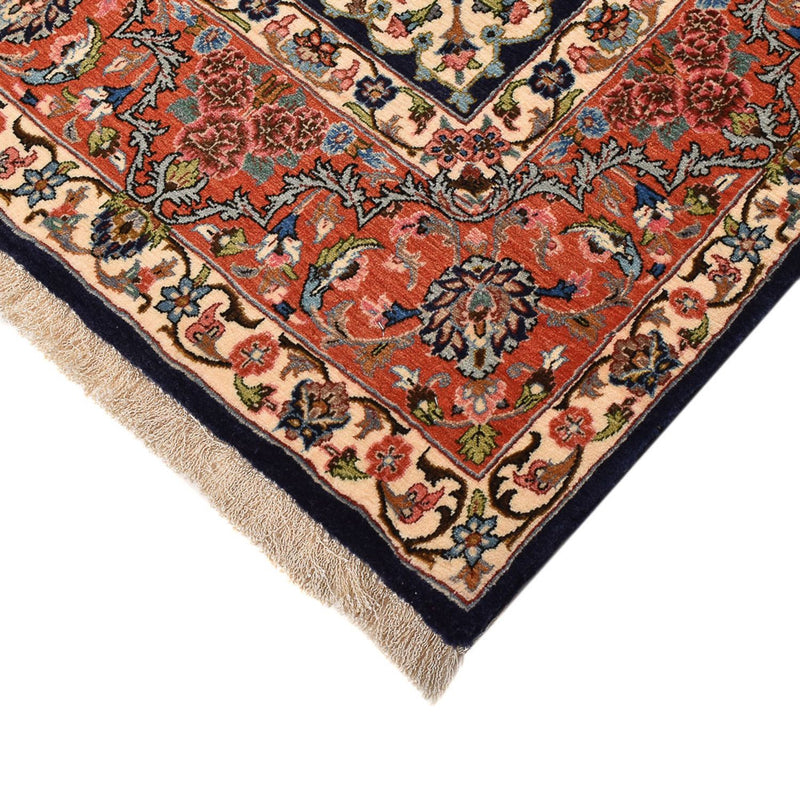Perserteppich - Ghom - Royal - 205 x 137 cm - dunkelblau