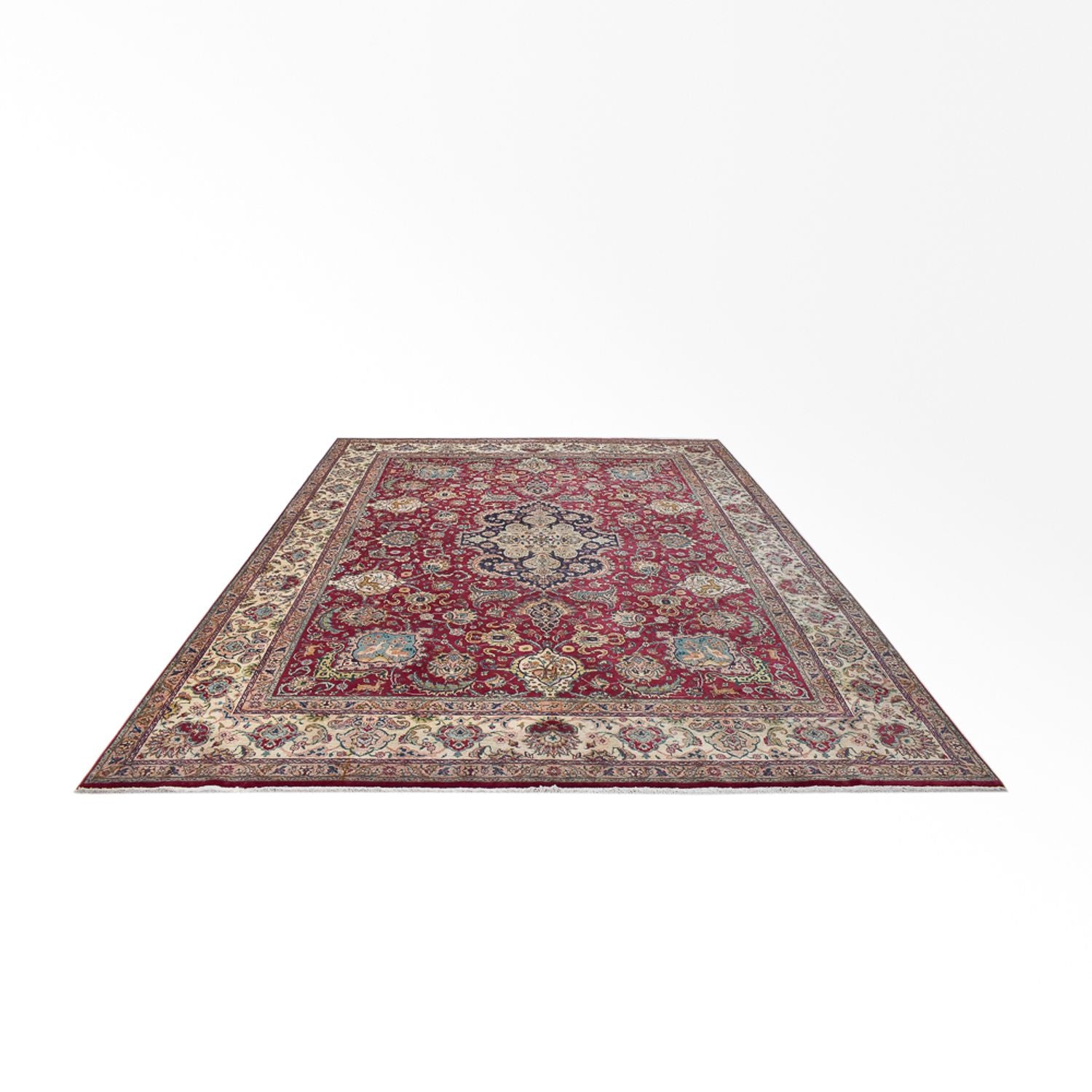Perserteppich - Täbriz - Royal - 393 x 292 cm - rot