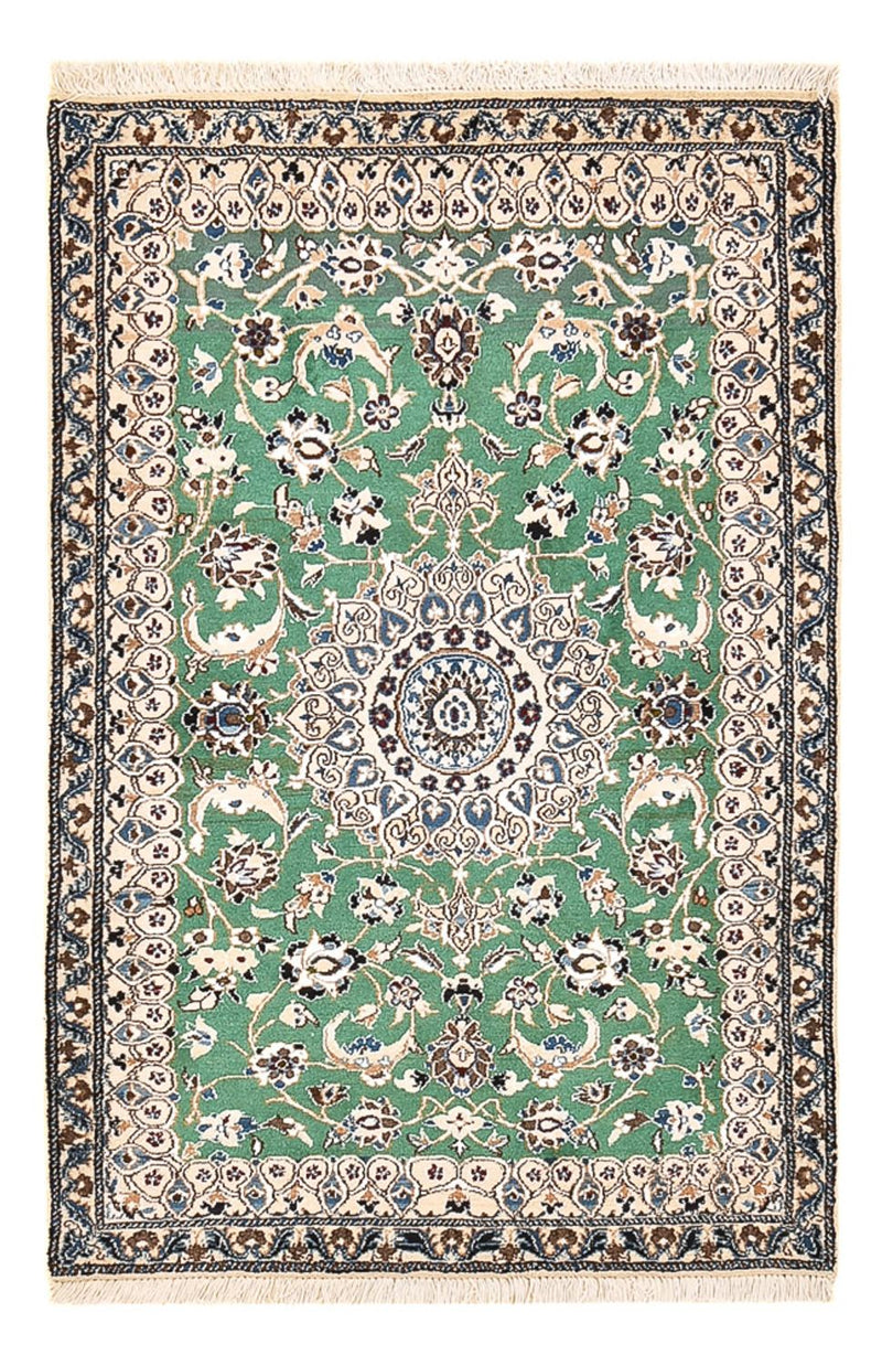 Perserteppich - Nain - Royal - 140 x 87 cm - grün