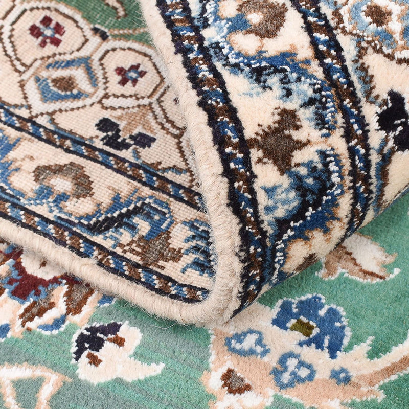 Perserteppich - Nain - Royal - 140 x 87 cm - grün