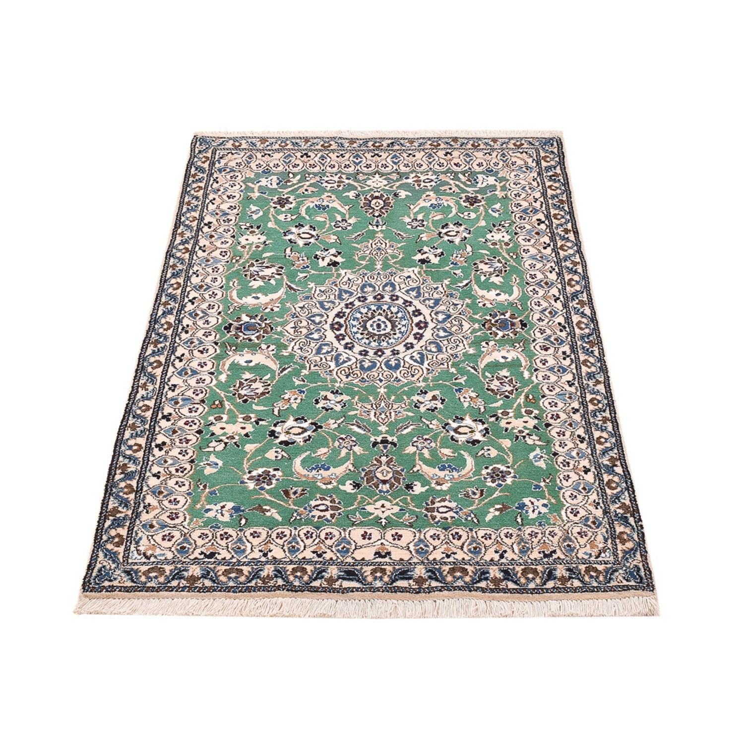 Perserteppich - Nain - Royal - 140 x 87 cm - grün
