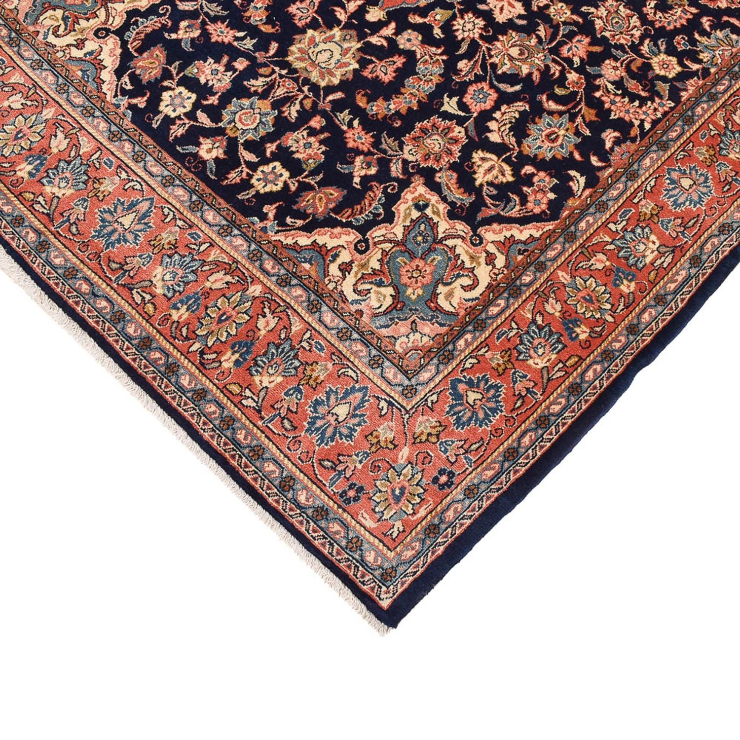 Perserteppich - Keshan - 234 x 143 cm - dunkelblau