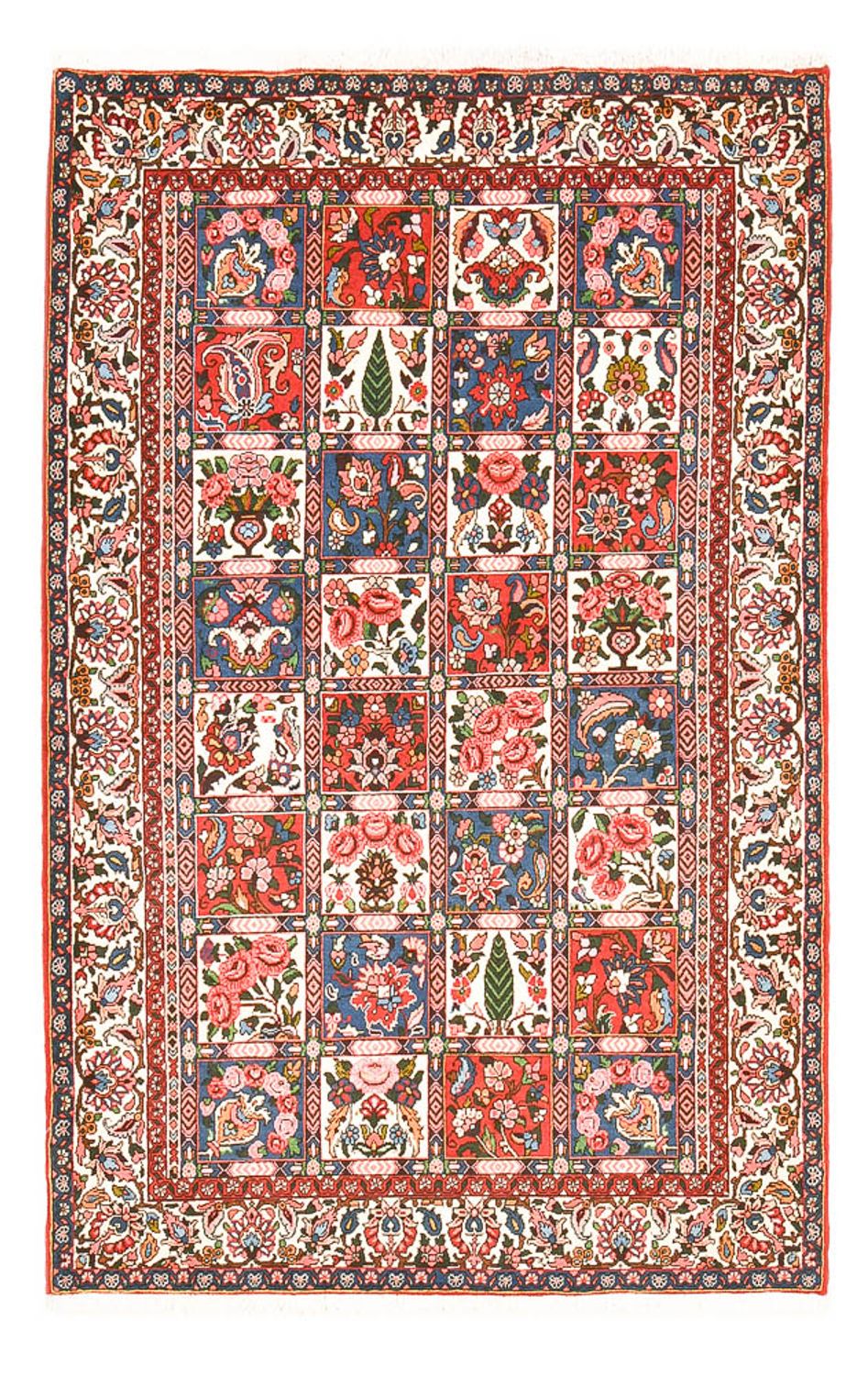 Perserteppich - Nomadic - 208 x 133 cm - mehrfarbig