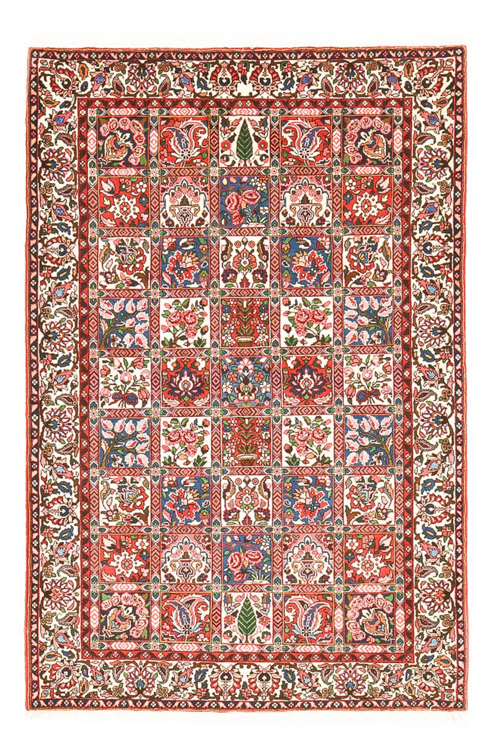 Perserteppich - Nomadic - 205 x 136 cm - mehrfarbig
