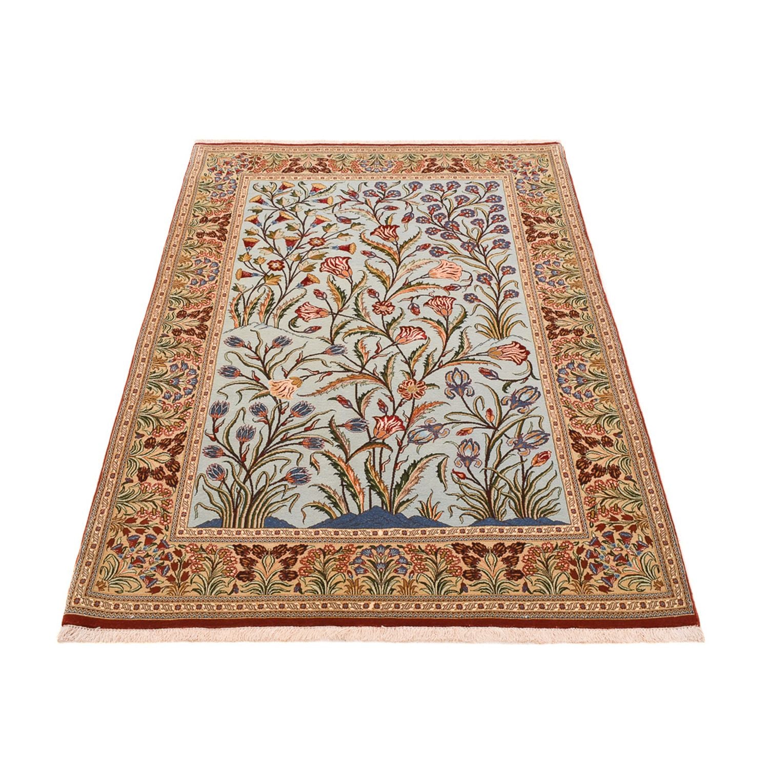 Perserteppich - Ghom - Royal - 200 x 131 cm - mehrfarbig